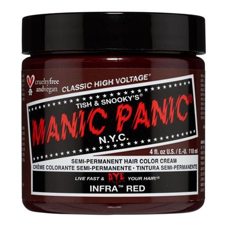 Manic Panic - Infra Red - Classic - Hiusväri - Naiset - Punainen