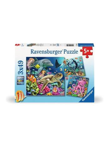 Adlibris Palapelit Under Water 3x49 palaa, Ravensburger
