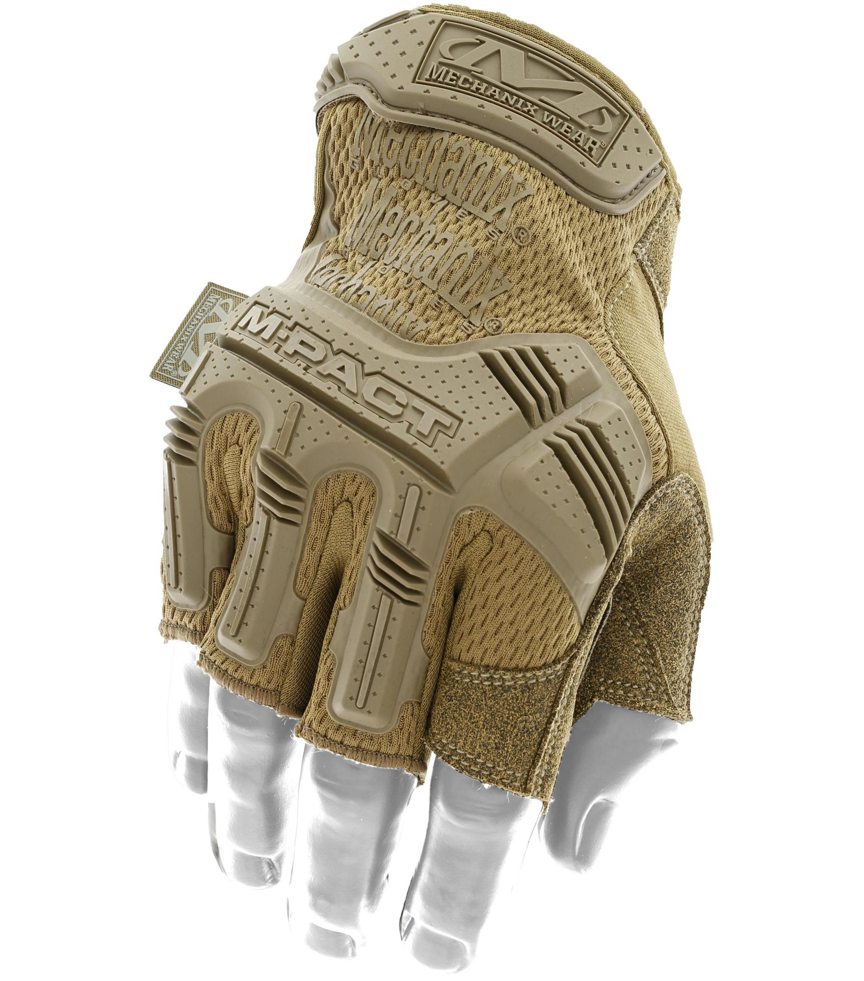 Työkäsineet Mechanix Wear M-Pact Fingerless Coyote; L
