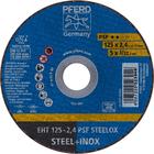 Hiova katkaisulaikka PFERD PSF STEELOX; 125x2,4 mm