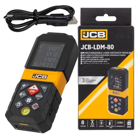 Laseretäisyysmittalaite JCB LDM-80 – kuva 1/1