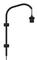 Umage Willow Mini Wall Stand, black – kuva 5