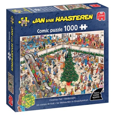 Adlibris Jan van Haasteren palapeli Christmas Mall 1000 palaa