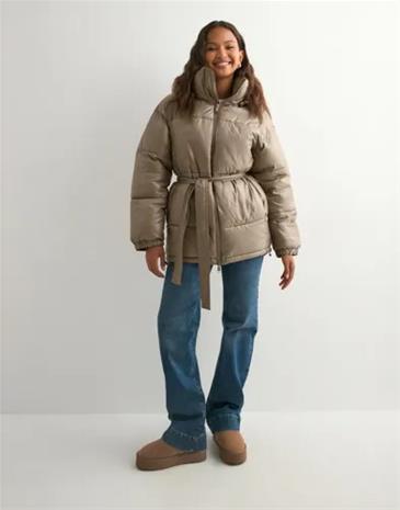 Nelly - Ruskea - Volume Precious Puffer Jacket