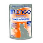 Monge Natural tonnikala-lohi 80 g kissan märkäruoka