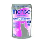 Monge Natural tonnikala-katkarapu 80 g kissan märkäruoka