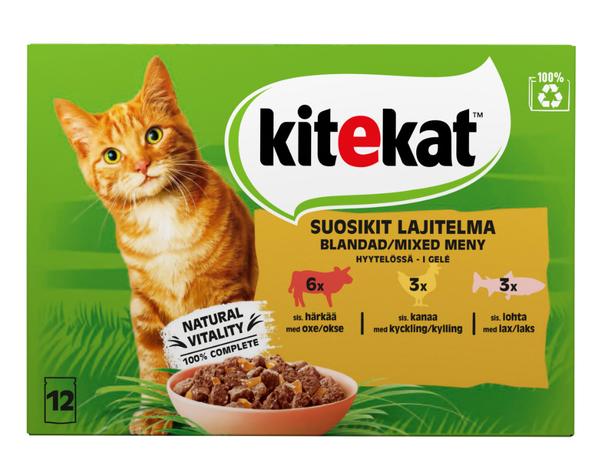KITEKAT VEIJARIN VALITUT 12X85G HYYTELä?