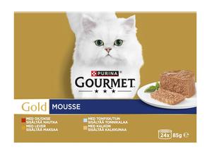 GOURMET GOLD 24X85G MOUSSELAJITELMA
