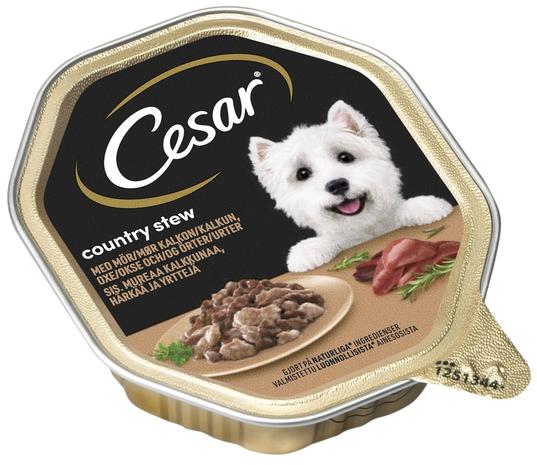 CESAR COUNTRY KITCH Hä?RKä?&KALKKUNA 150G