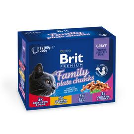 BRIT PREMIUM CAT LIHA/KALA KAST.12X100G