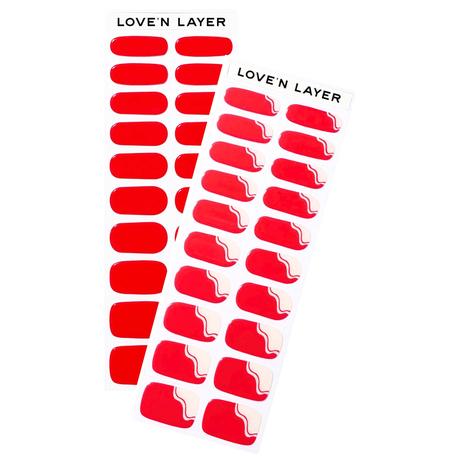Love'n Layer Mix Solid & Swirl ?Lady Red?