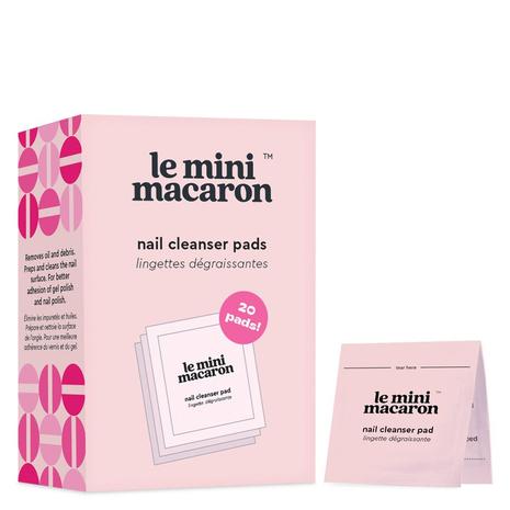 Le Mini Macaron Nail Cleanser Pads Pink