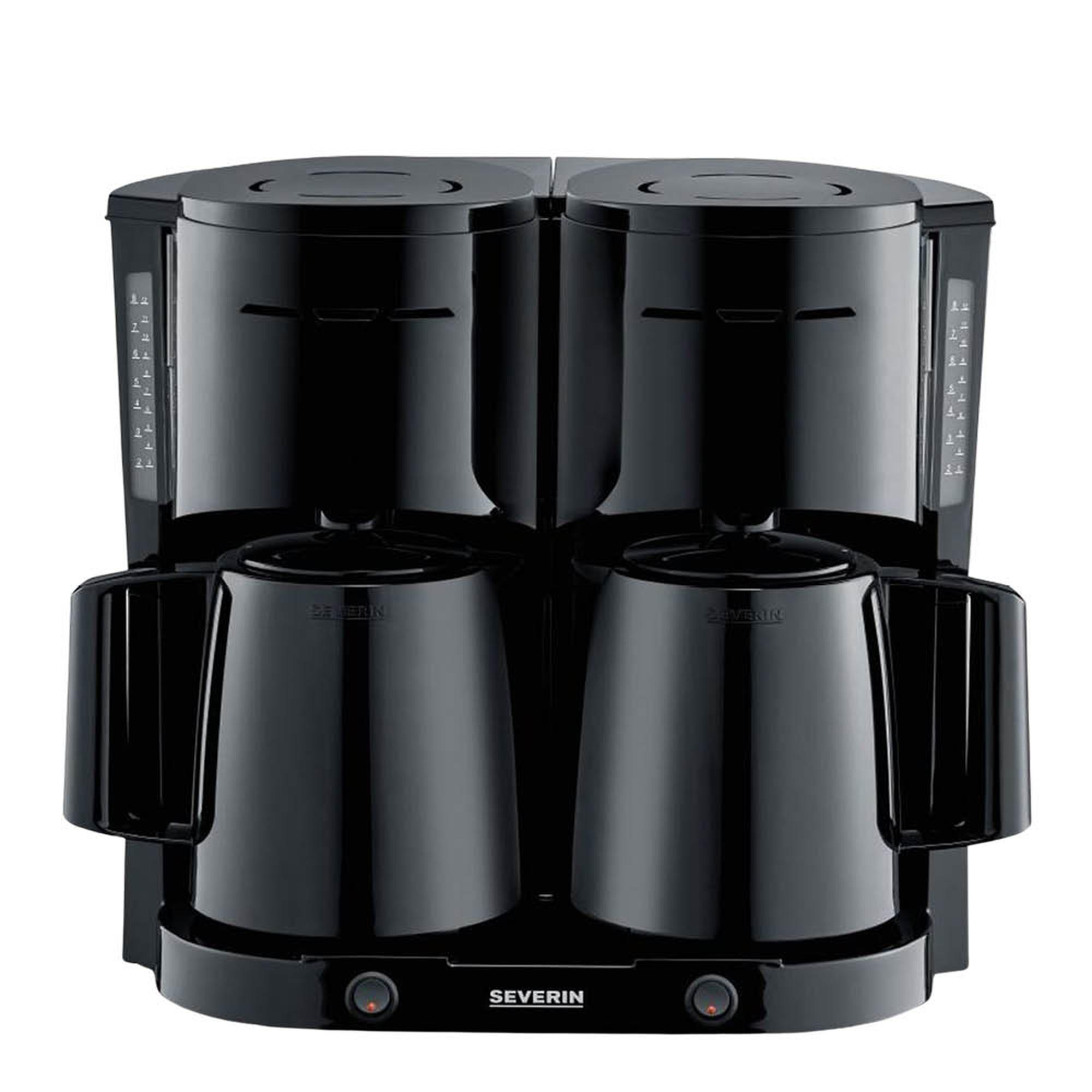 Severin - Termospannu-kahvinkeitin kaksinkertainen KA9315 1000W musta