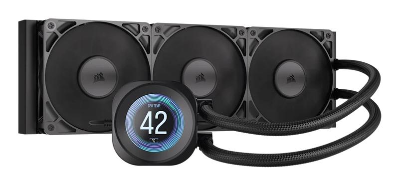 Corsair NAUTILUS 360 LCD Black - CPU Vesijäähdytys - Max 36 dBA