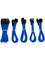 DUTZO Sleeved Power Extention Cable Kit (v2) - Sininen – kuva 1
