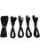 DUTZO Sleeved Power Extention Cable Kit (v2) - Musta – kuva 1