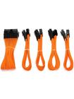 DUTZO Sleeved Power Extention Cable Kit (v2) - Oranssi