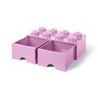Lego Brick 8, säilytyslaatikko jossa vetolaatikot