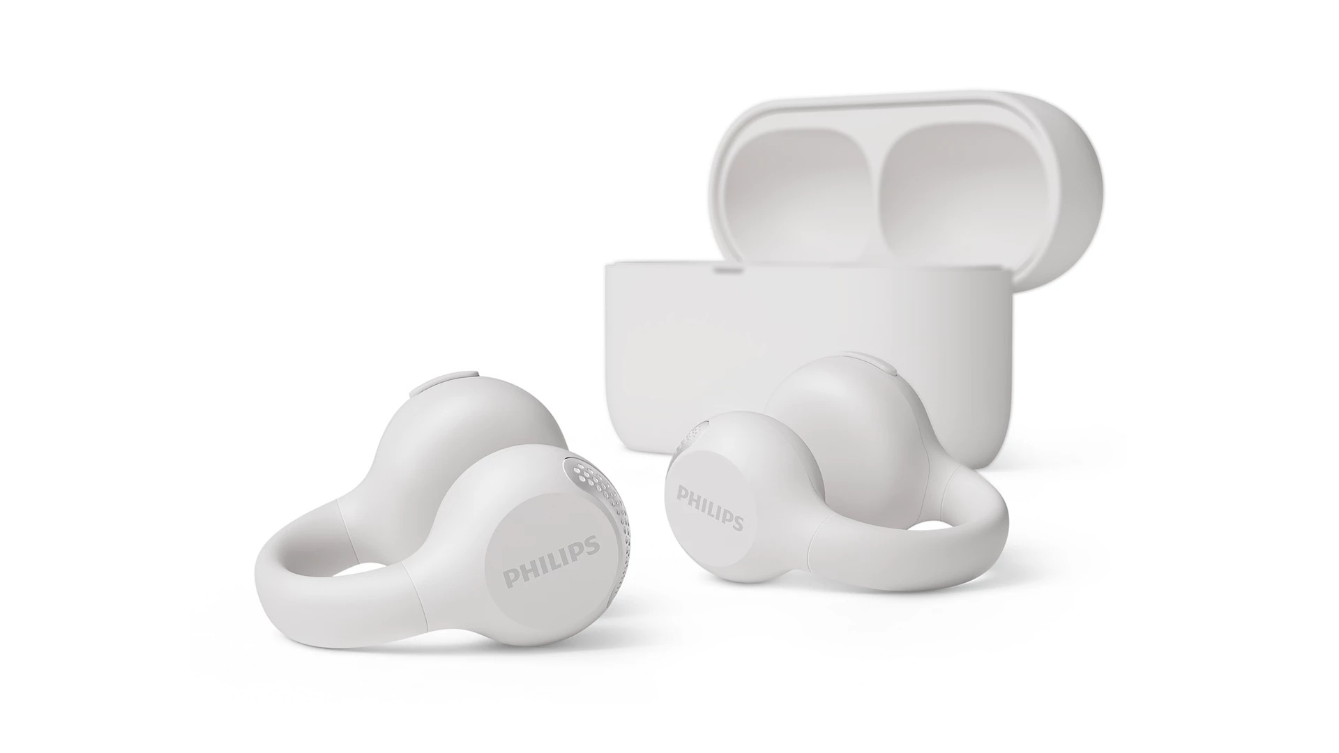 Philips TAQ2000 langattomat open-ear nappikuulokkeet, musta