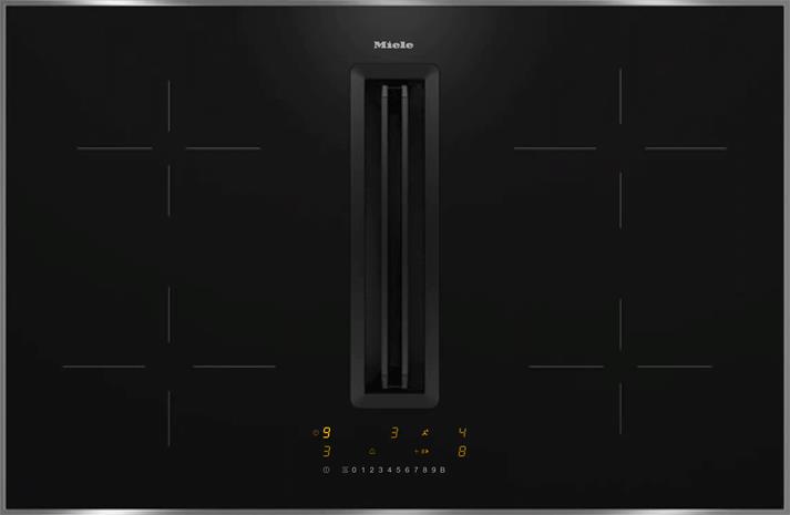 Miele KMDA 7272-1 FR Silence, induktiotaso jossa liesituuletin