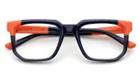 Varsity - Navy Blue Orange