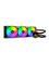 Montech Light Flow ARGB 360 Black – kuva 1