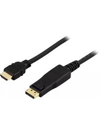Pro DisplayPort 1.2 - HDMI 1.4 - 5m - Musta