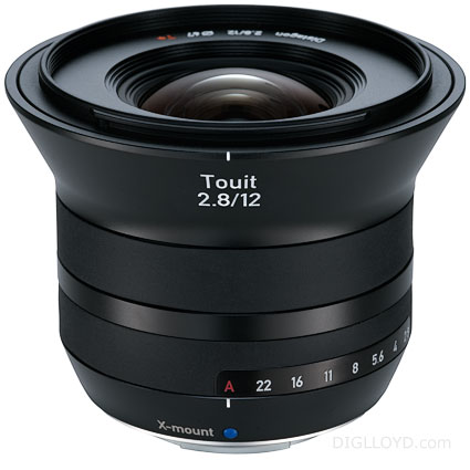 Zeiss Touit 2.8/12mm, objektiivi – kuva 1/8