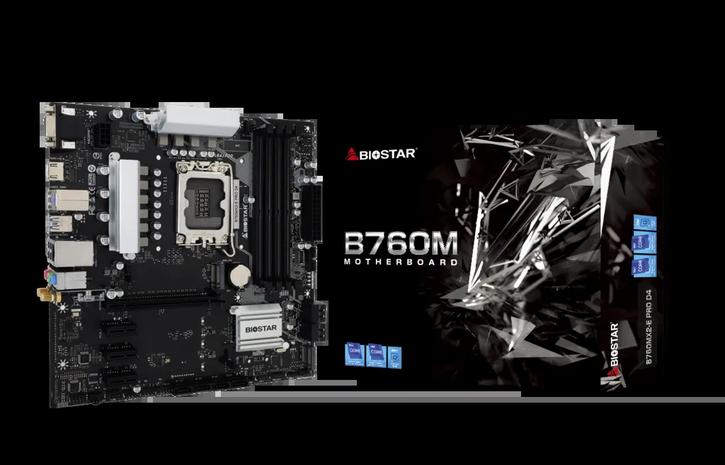 Biostar B760MX2-E Pro D4 - Socket 1700 - motherboard
