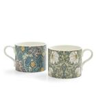 Spode Morris & Co Mukit 2-pakkaus Seaweed & Pimpernel