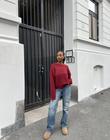 Nelly - Harmaa - Fuzzy Knit Sweater