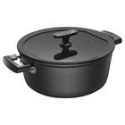 Fiskars Hard Face Pata Kannella Kannella 5 L - Savipadat & Tagine-padat Kierrätetty Alumiini Musta - 1075527