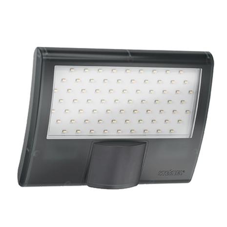 Steinel Kaareva Valonheitin Sensorilla XLED 012076 Harmaa