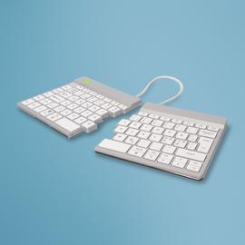 R-Go Split Break Ergonomic Keyboard, QWERTY (Nordic), Wireless - Black