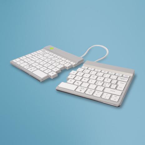 R-Go Split Break Ergonomic Keyboard, QWERTY (Nordic), Wireless - Black