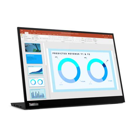 Lenovo 14" Näyttö ThinkVision M14d - musta - 6 ms