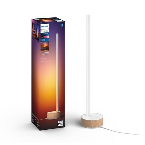 Philips Hue Gradient Signe Oak, pöytävalaisin
