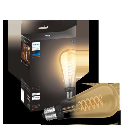 Philips Hue White Ambiance Filament Edison E27, bluetooth-lamppu 7 W
