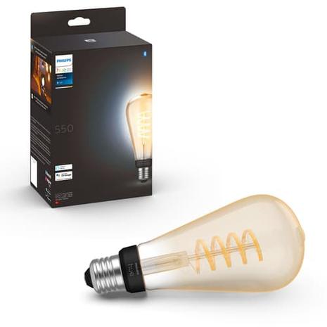 Philips Hue White Ambiance Filament Edison E27, bluetooth-lamppu 7 W