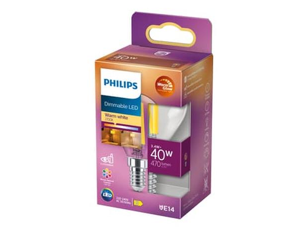 Philips Philips LED-lamppu E14 P45 3,4W kirkas WarmGlow