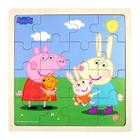Barbo Toys Peppa Pig - Wooden Puzzle - Rebecca Rabbit
