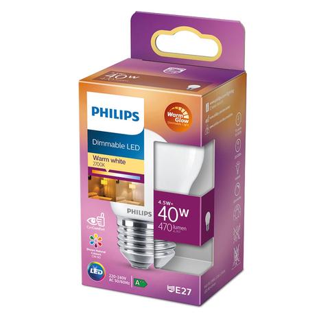 Philips Philips LED Classic WarmGlow E27 P45 3,4W matta