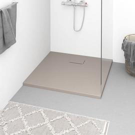 vidaXL Suihkualusta SMC ruskea 90x80 cm
