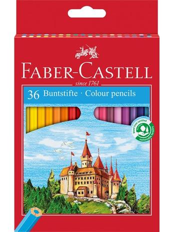 Faber-Castell - Colour pencil Castle (36 pcs) (120136)