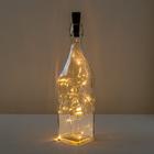 Paristokäyttöinen LED-valoketju pulloon, 2 cm