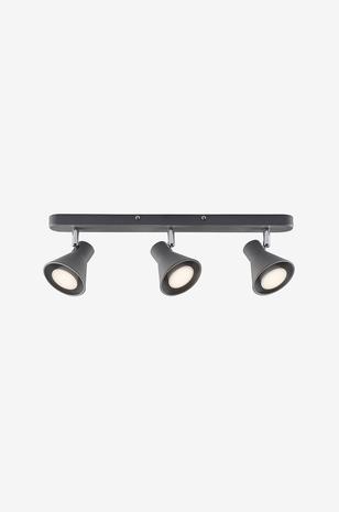 Nordlux EIK 45780110 Seinäkohdevalaisin GU10, 35W, IP20 Harmaa – kuva 2/8