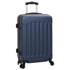 vidaXL matkalaukkusetti 3 kpl Kovakuorinen Laivastonsininen 20” 24” 28” ABS