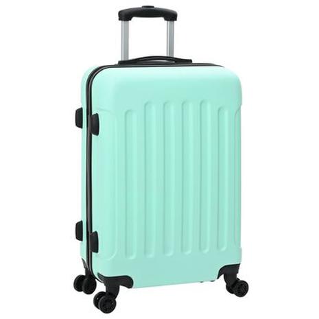 vidaXL matkalaukkusetti 3 kpl Kova kuori Mintunvihreä 20” 24” 28” ABS