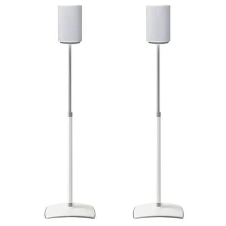 Sanus WSSE1A2 stand - for speakers - height-adjustable - white – kuva 1/8