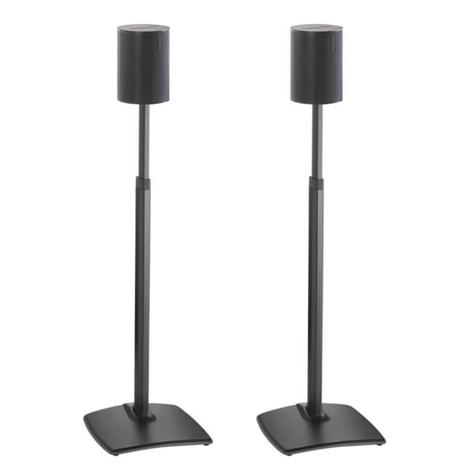 Sanus WSSE1A2 stand - for speakers - height-adjustable - black – kuva 1/5